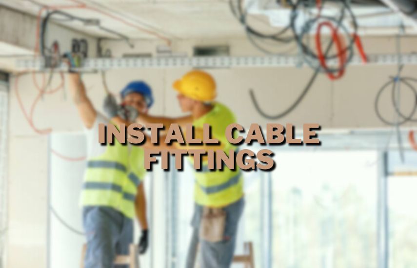 Install Cable Fittings at drillsboss.com