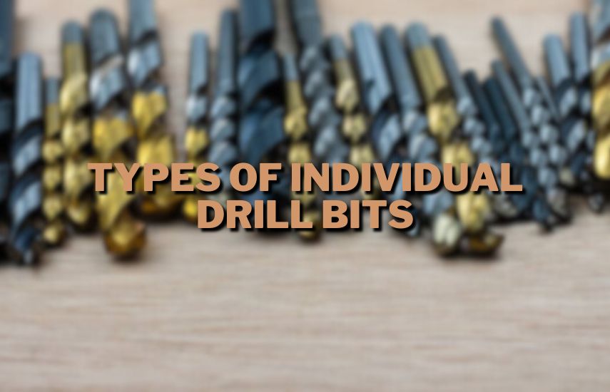 Types of Individual Drill Bits at drillsboss.com