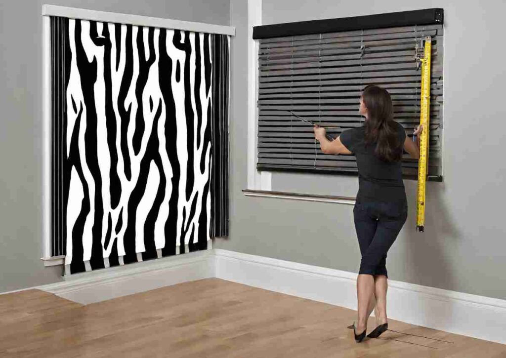 Mark the Wall or Frame for 
 Zebra Blind