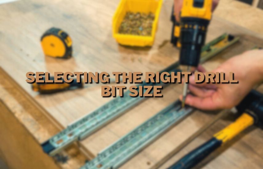Selecting The Right Drill Bit Size at drillsboss.com