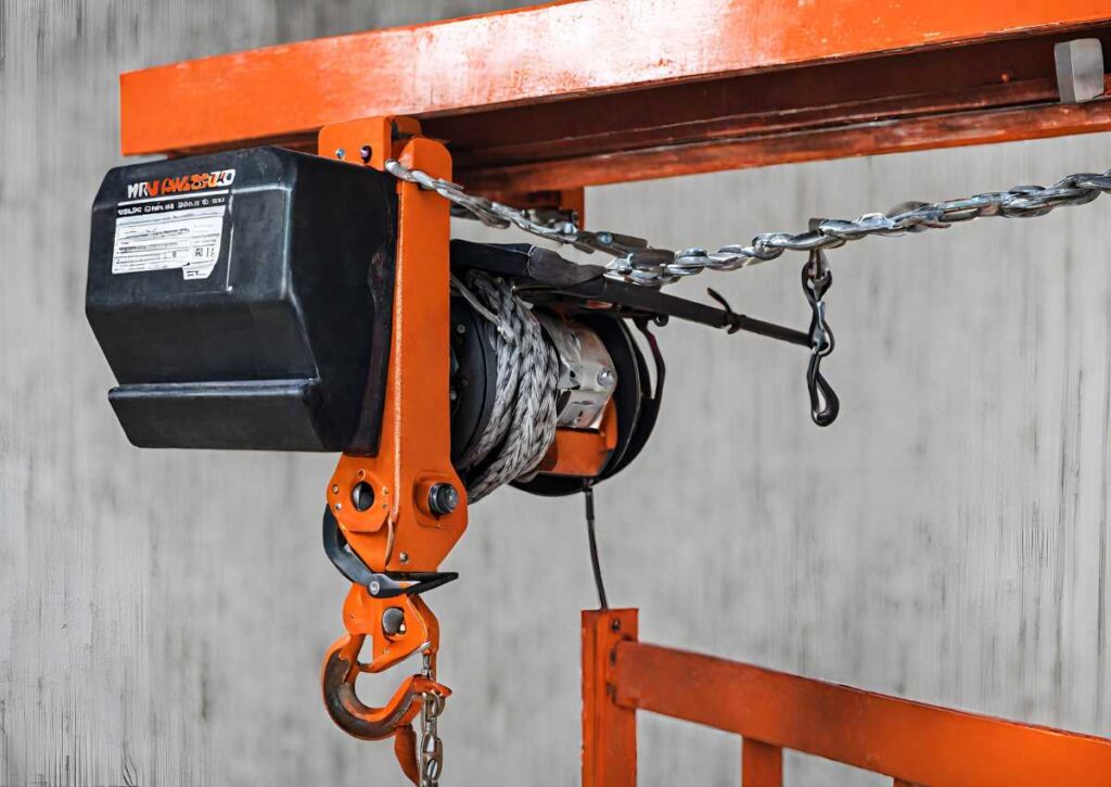 What is the difference between a winch and a hoist?