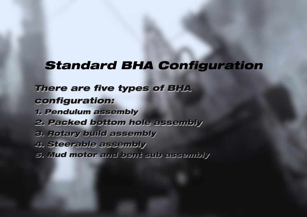 Standard BHA Configuration