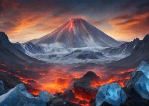 Volcanic Majesty And Glacial Grandeur