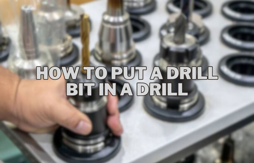 How To Put A Drill Bit In A Drill