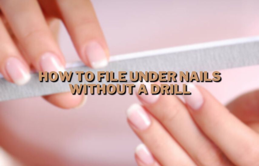 How To File Under Nails Without A Drill at drillsboss.com