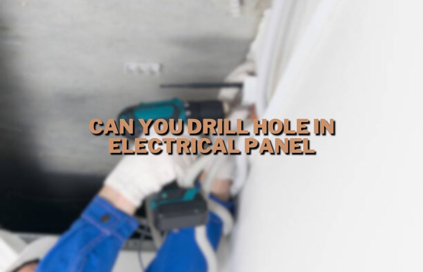 Can You Drill Hole In Electrical Panel at drillsboss.com